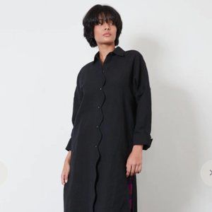 Rujuta Sheth Sam Shirt Dress, Black, BRAND NEW, Perfect Condition XS